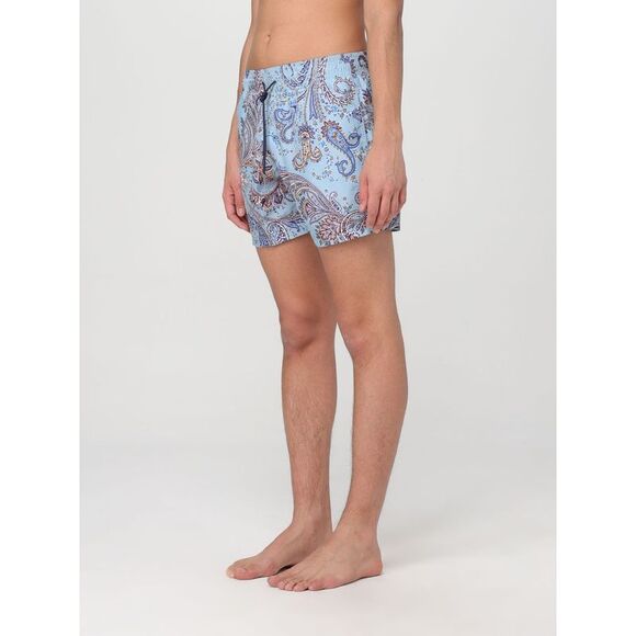 Etro Swimsuit Men Gnawed Blue - Picture 3 of 4